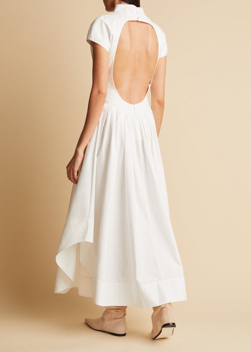 The Lenore Dress in White– KHAITE